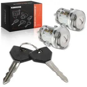 A-premium Apdcs020 Door Lock Cylinder Set With Keys Compatible Chrysler Dodge