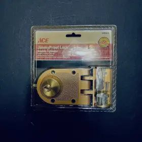 5405626 Ace New Jimmyproof Keyed Lock Double Cylinder Nos