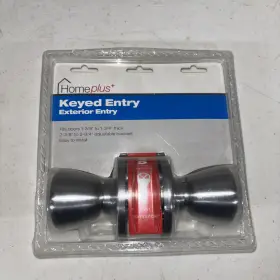 Grade-3 Ace Trading - Door Locks Apex La2101 Steel Entry Lockset 1-3/4ftft Thick Antique Brass Ansi Home Plus