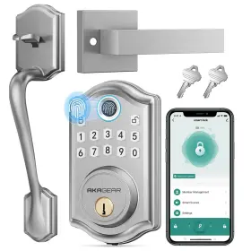 Ds10 Akagear 850062274532 Pro Keyless Entry Door Lock With Handle Set Smart Front Locks