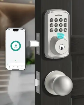 Alimavor 774803891195 Keyless Entry Door Lock With Handle Set Smart Fingerprint 5