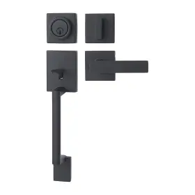 Zgs4910 Amazon Basics Contemporary Single Cylinder Door Handleset With Stamford Lever