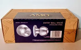 Aek102e-ss Amg Entry Ball Knob Stainless Steel Silver Round Model