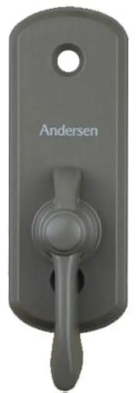 9018923 Andersen Albany Style Gliding Door Thumb Latch In Stone Color