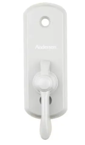 9018922 Andersen Windows Albany Style Gliding Door Thumb Latch In White Color