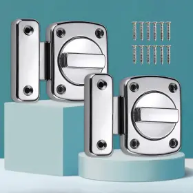 Am19-201 Anteisi Inner Door Reinforcement Lock Zinc Alloy Bathroom Gate Latch