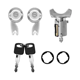 Ap-qdhs02 Atracypart Door Lock Cylinders Set And Ignition Switch With 90-95 &