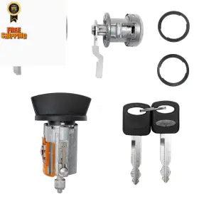 Ap-qdhs03 Atracypart Door Lock Cylinders And Ignition Switch With Keys 97-07 &