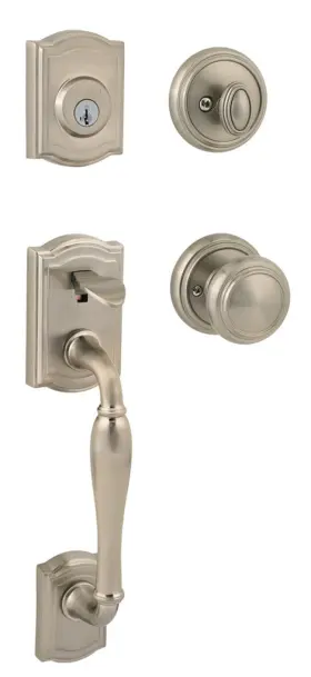 180wyhxatkrdb15sv1 Baldwin 180wyhxatk-smt Wesley Style Handleset - Nickel