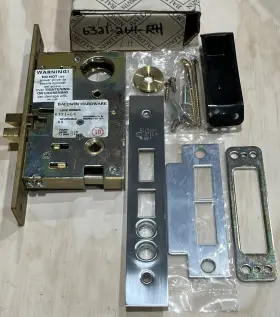 6321-264-ls Baldwin Mortise Lock Body Right Handed Satin Chrome Finish Nos