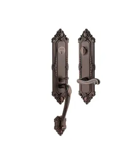6426.112.lent Baldwin 6426112lent Hardware Kensington Set Front Door Handle Venetian Bronze
