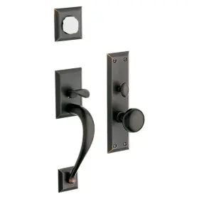 6571112entr Baldwin Concord Entry Handle Trim Set Venetian Bronze Mortise