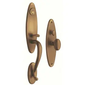 6573060entr Baldwin Springfield Single Cylinder Mortise Handleset Trim Set -