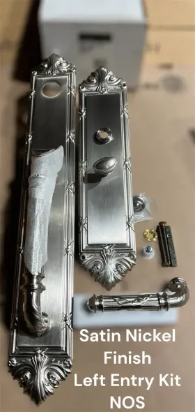 6942-150-lent Baldwin 6952-150-lent Left Entry Trim Satin Nickel Finish Edinburgh New