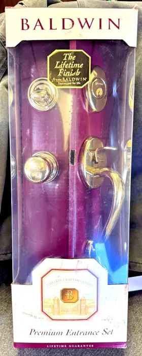 5315.003.entr Baldwin 723079088006 Premium Entrance Set Solid Brass