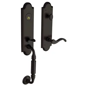 Baldwin 723079143071 Manchester Single Cylinder Door Handleset - Oil Rubbed Bronze