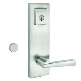 Baldwin 726084934894 Prestige Spyglass Satin Nickel Universal Entrance Door Handleset Featuring Smart