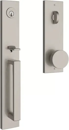 Baldwin 823079595389 Santa Cruz Full Dummy Plate Handleset With Non-turning Knob