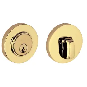 8244031 Baldwin Contemporary Solid Brass Single Cylinder Keyed Entry Deadbolt