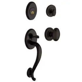 Baldwin 829846013094 Logan Full Dummy Handleset With Interior Knob And Sectional Trim