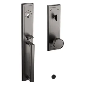 85311076entr Baldwin Estate Hollywood Hills Full Escutcheon Single Cylinder Hand