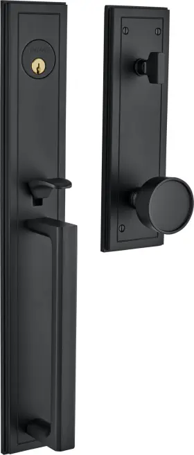 85311190entr Baldwin 85311.entr Hollywood Hills Full Plate Single Cylinder - Black