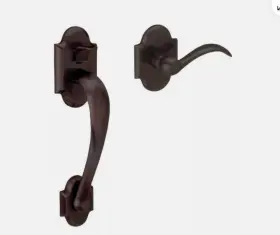 85353112aclh Baldwin Boulder Lever Front Entry Handleset Estate Venetian Bronze