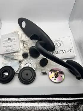 85380-102-fd Baldwin 85380-102 Buckingham Dummy Handle Set Trim Oil Rubbed Bronze