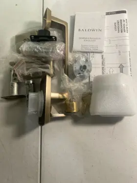 85386050lent Baldwin Soho Left-handed Sectional Handle With 5485v Lever - Satin