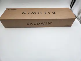 85390-190-044 Baldwin Minneapolis Satin Brass Lh Keyed Entry Sectional Handleset #85390