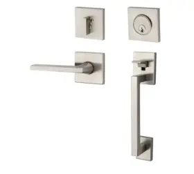 85390.260lent Baldwin Minneapolis Left Handed Sectional Single Cylinder Keyed Entry Handleset