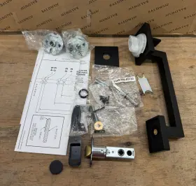 85390190acx Baldwin Minneapolis Satin Black Sectional Handleset Read