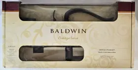 91800-006 Baldwin Prestige Series Medina Entry Door Handleset Venetian Bronze