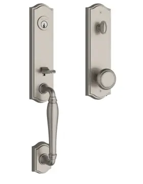 Bci4241824 Baldwin New Hampshire Single Cylinder Handleset/traditional Knob/egress Function