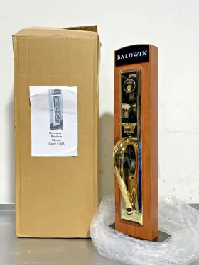 Cody-03 Baldwin Cody Style 03 Full Handle Set Mortise Knob Polished Brass