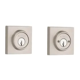 Dccsd150s Baldwin Dc.csd.smt Contemporary Square Smartkey Double Cylinder - Nickel