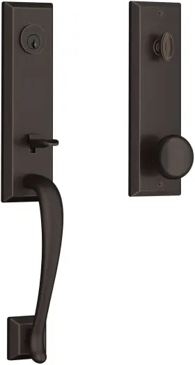 Eedelxrousbe112 Baldwin Ee.delxrou.sbe Del Mar One Piece Single Cylinder Keyed - Bronze