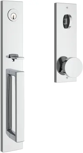 Eesanxconcqe260 Baldwin Ee.sanxcon.cqe Santa Cruz Full Plate Single Cylinder - Chrome