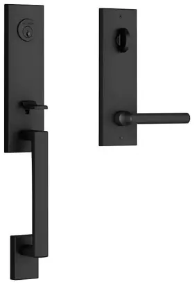 Eeseaxtubcqe190 Baldwin Ee.seaxtub.cqe Seattle One Piece Single Cylinder Keyed - Black