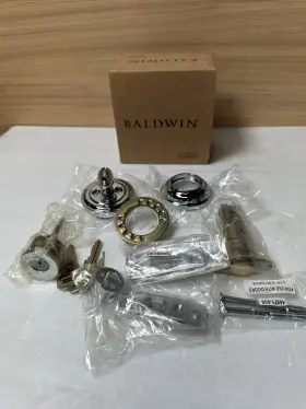 Sc.trd.260.6l.ds.cky.kd Baldwin Traditional Roundsingle Cylinder Polished Chrome