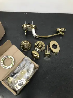 Sccolxelltrr003 Baldwin Columbus C Keyway Handleset Round Rose Ellipse Knob B