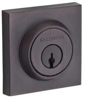 Sccsd112s Baldwin Sc.csd.smt Contemporary Square Smartkey Single Cylinder - Bronze