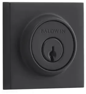 Sccsd190s Baldwin Sc.csd.smt Contemporary Square Smartkey Single Cylinder - Black