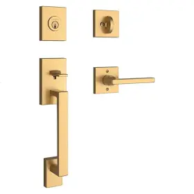 Sclajxsqucsr044 Baldwin Sc.lajxsqu.r.csr La Jolla Sectional Single Cylinder Keyed - Brass