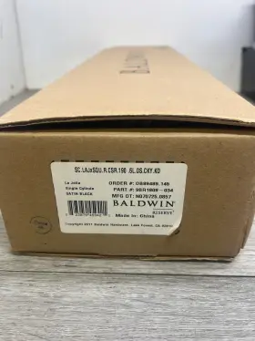 Sclajxsqucsr190 Baldwin Reserve La Jolla Single Cylinder Handleset Read