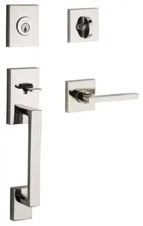 Sclajxsqurcsr055 Baldwin Sc.lajxsqu.r.csr La Jolla Sectional Single Cylinder Keyed - Nickel Sclajxsqurcsr055 Baldwin Sc.lajxsqu.r.csr La Jolla Sectional Single Cylinder Keyed - Nickel