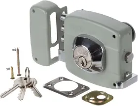 91010-132 Black Decker 883351078207 Geo By And Security Rim Lock Surface Mount Door Brass