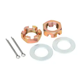 Yt-pj0001 Branded 2 Sets Trailer Axle Nut Kit For 1 Inch Spindle Includes Washers Cotter Pins