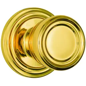 23045105 Brinks Polished Brass Push Pull Rotate Door Locks Barrett Passage Knob 230