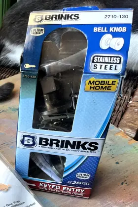 2710-130 Brinks Mobile Home Keyed Entry Bell Knob Model Number